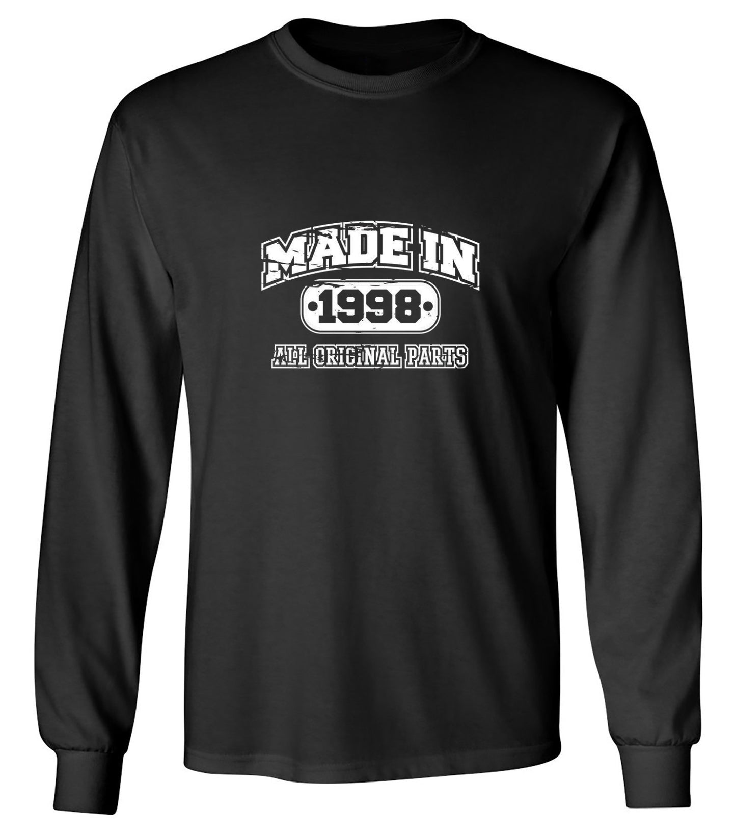 Funny T-Shirts design "Made In 1998 All Original Parts"