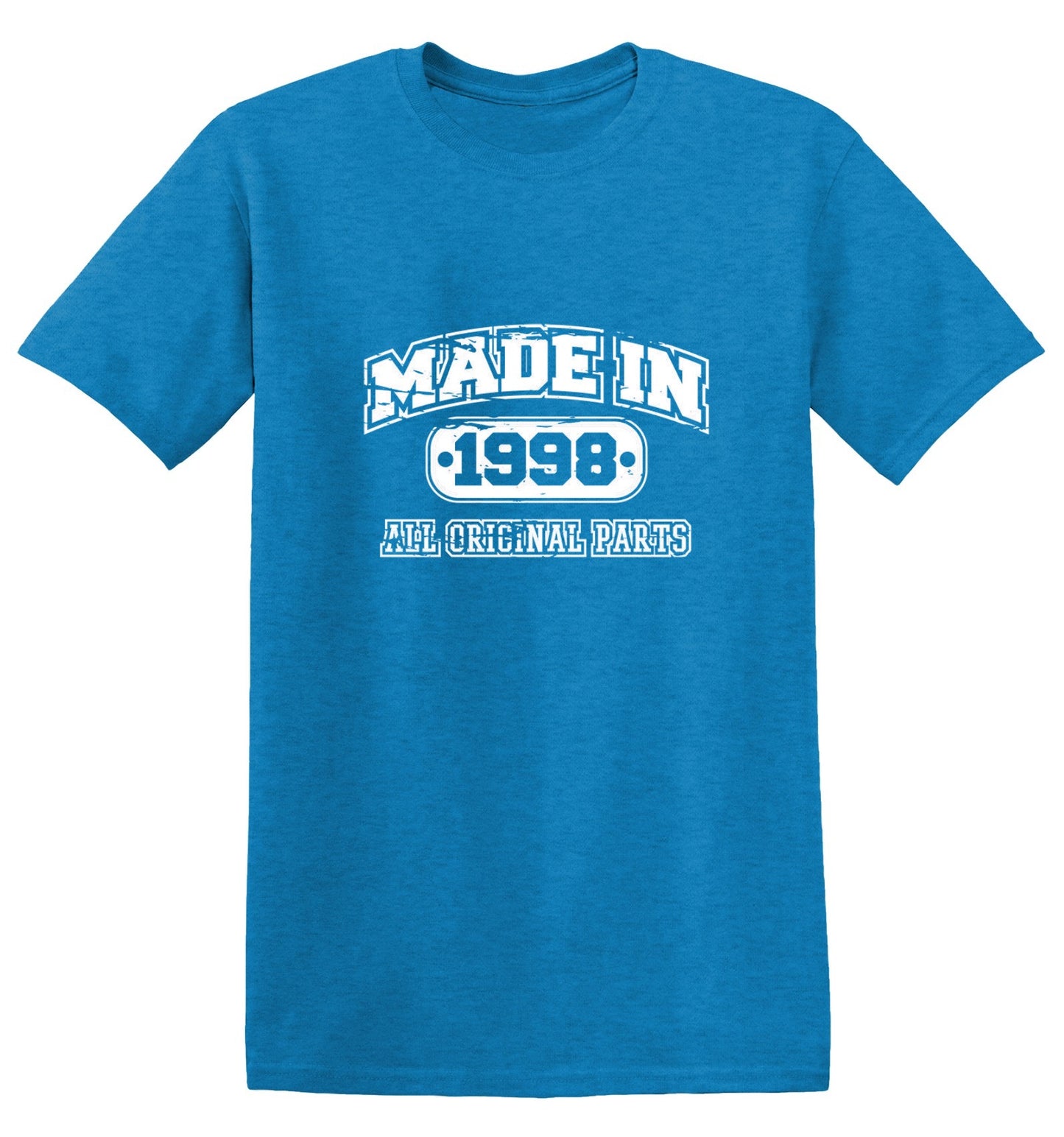Funny T-Shirts design "Made In 1998 All Original Parts"