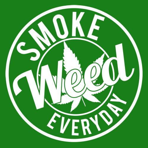 Funny T-Shirts design "Smoke Weed Everyday"