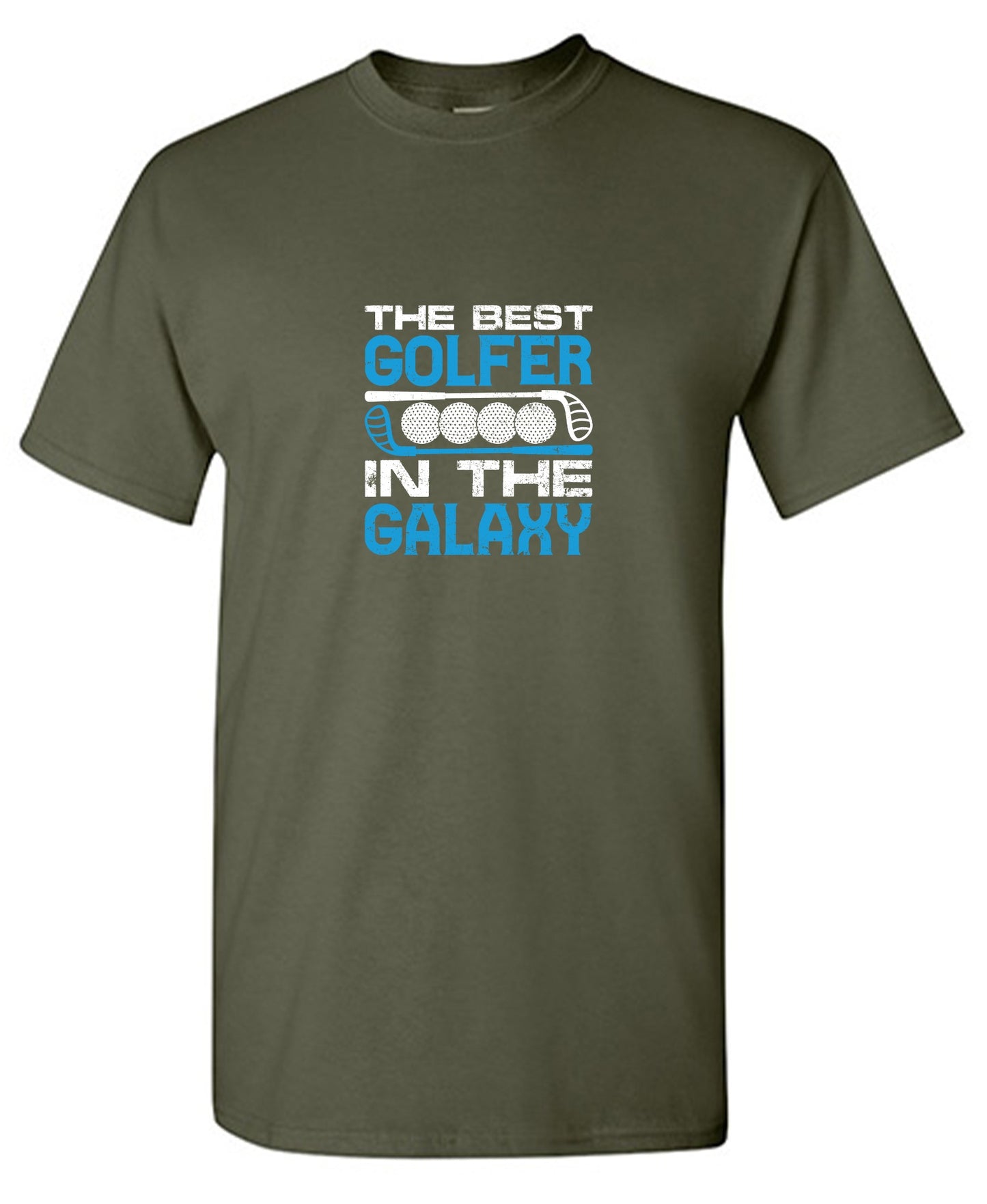 Funny T-Shirts design "The Best Golfer In the Galaxy T-Shirt"
