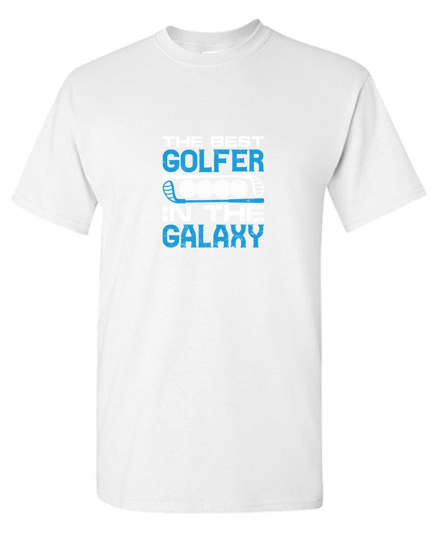 Funny T-Shirts design "The Best Golfer In the Galaxy T-Shirt"