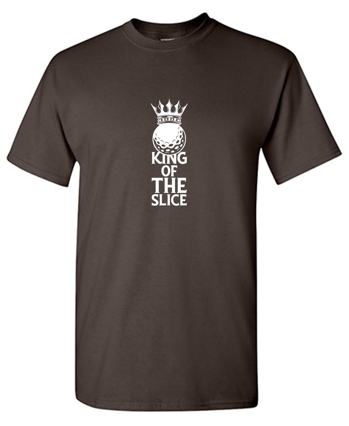 Funny T-Shirts design "King of The Slice, Golfer T Shirt for Men"