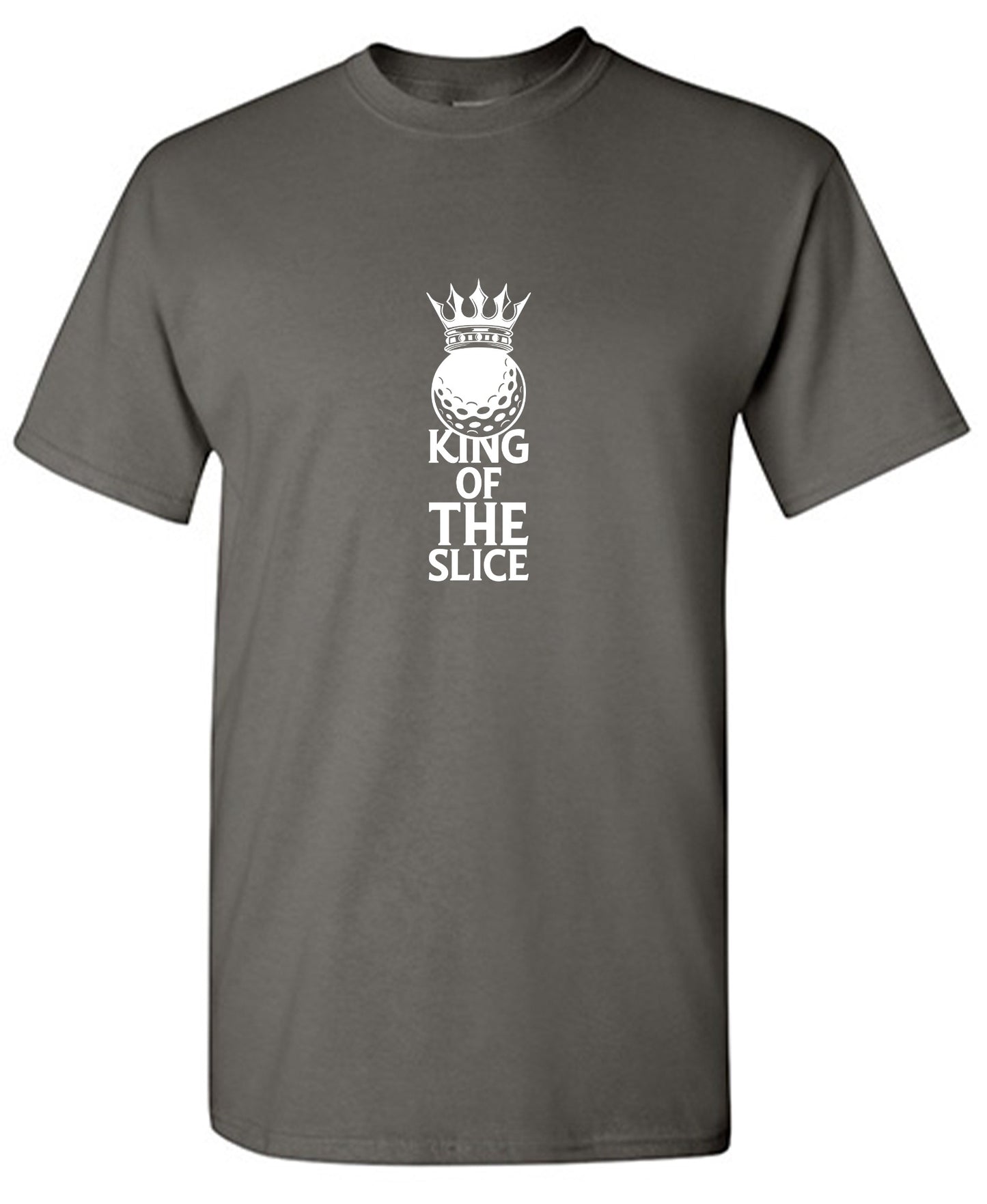 Funny T-Shirts design "King of The Slice, Golfer T Shirt for Men"