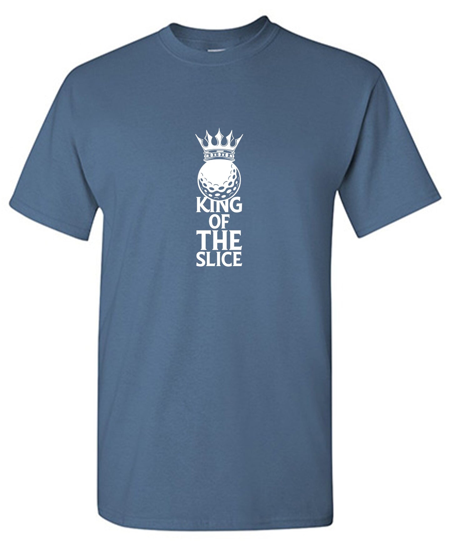 Funny T-Shirts design "King of The Slice, Golfer T Shirt for Men"