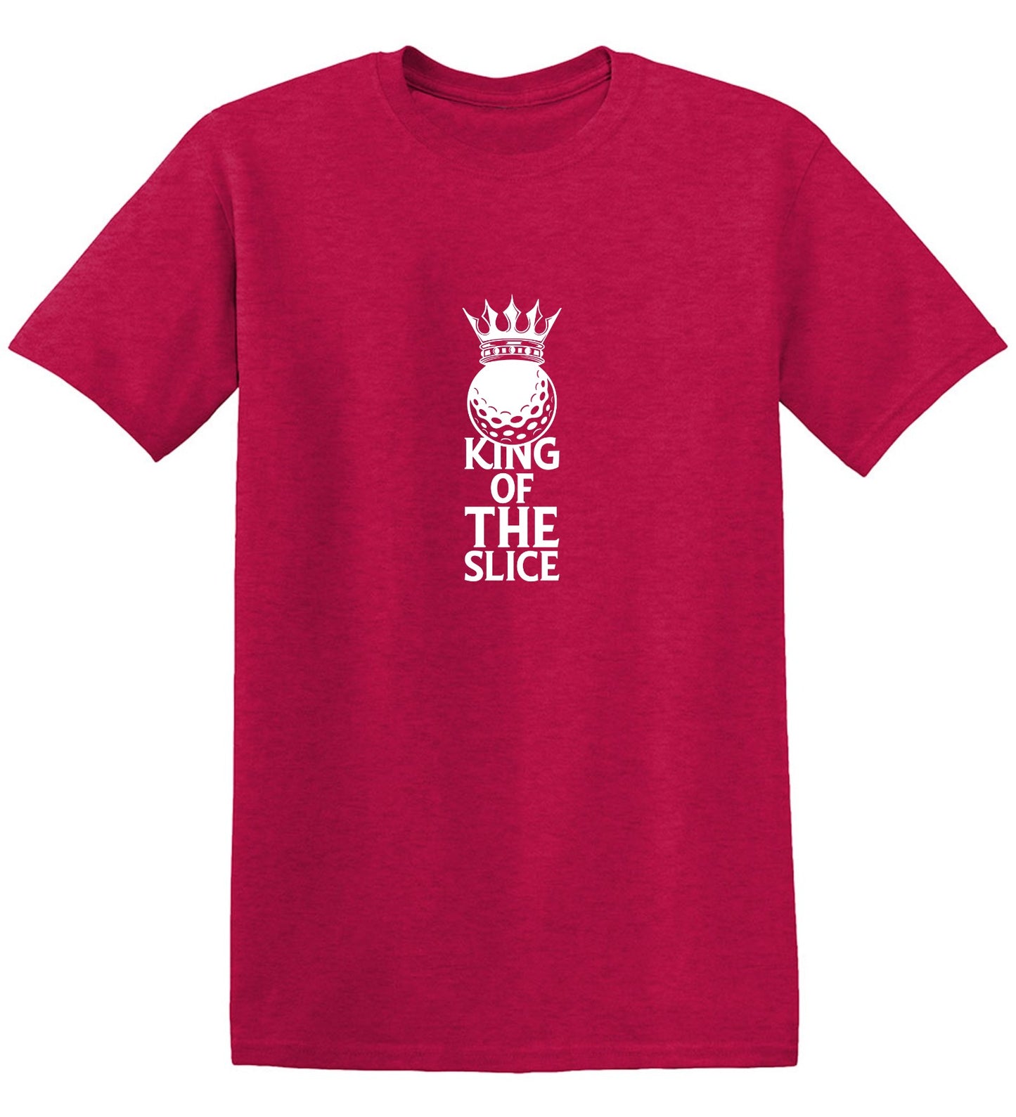 Funny T-Shirts design "King of The Slice, Golfer T Shirt for Men"