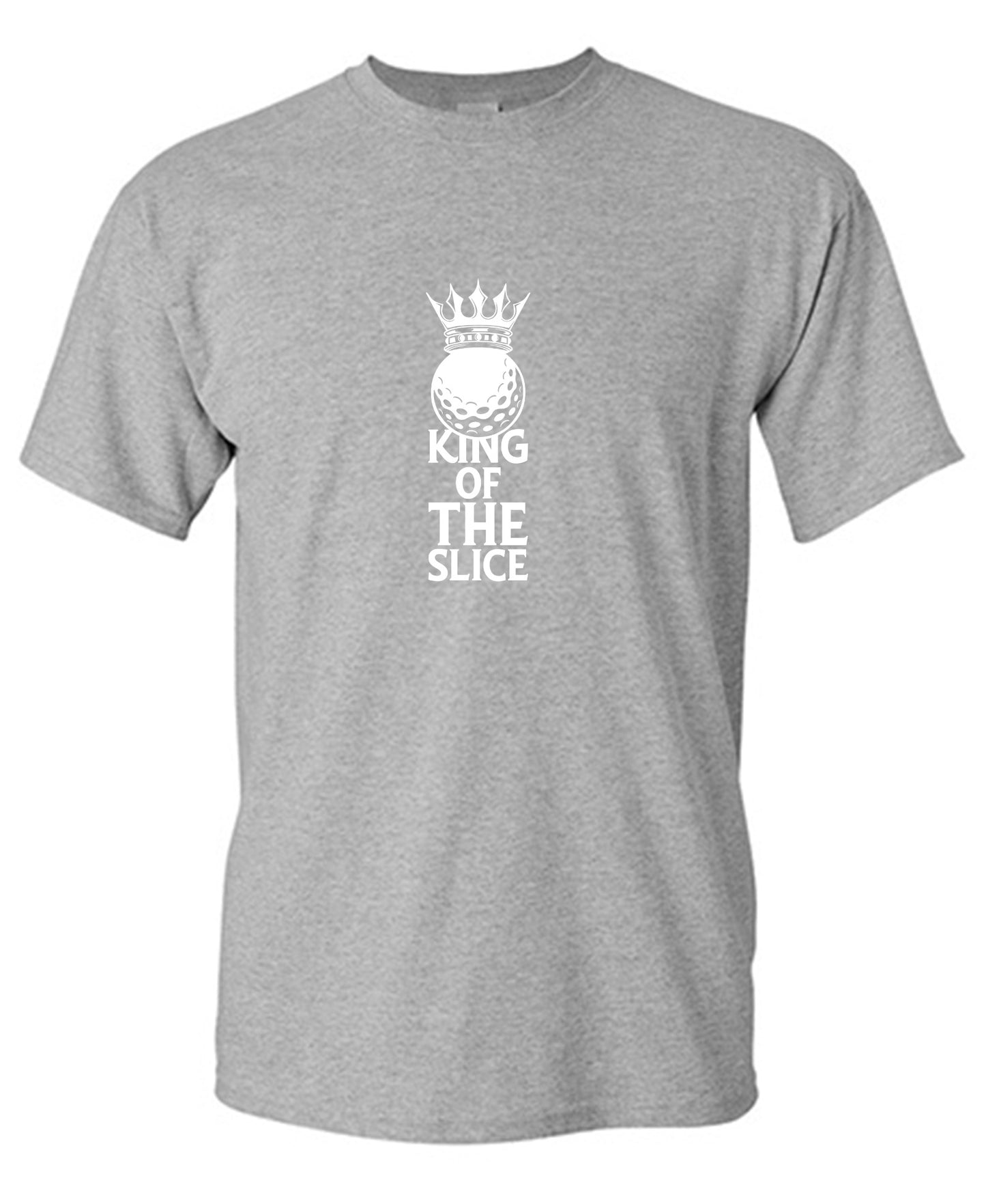 Funny T-Shirts design "King of The Slice, Golfer T Shirt for Men"
