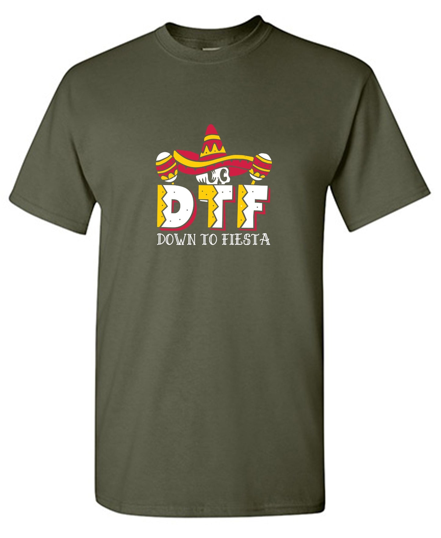 Funny T-Shirts design "Down to Fiesta Funny T Shirt"