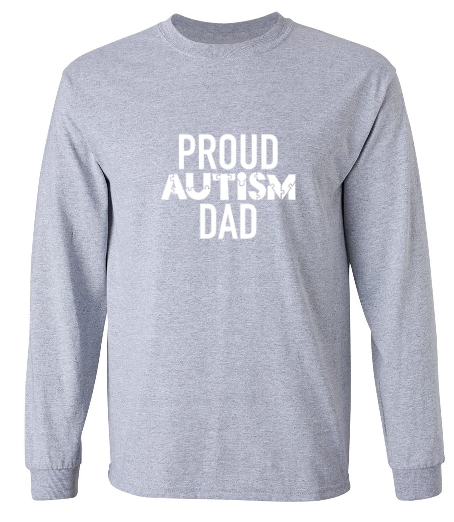 Funny T-Shirts design "Proud Autism Dad"
