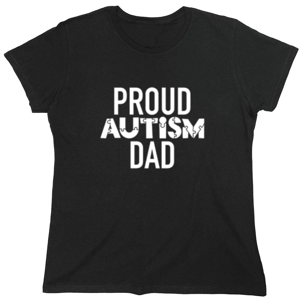 Funny T-Shirts design "Proud Autism Dad"