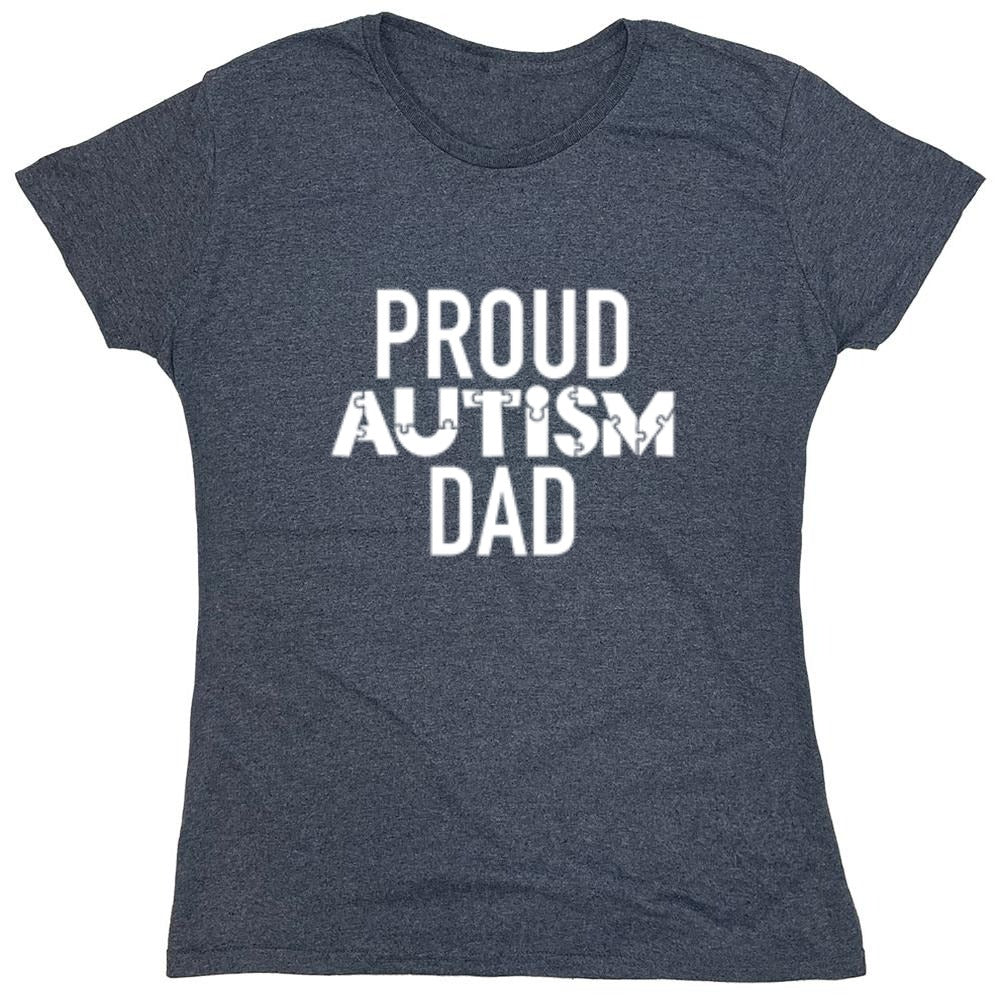 Funny T-Shirts design "Proud Autism Dad"