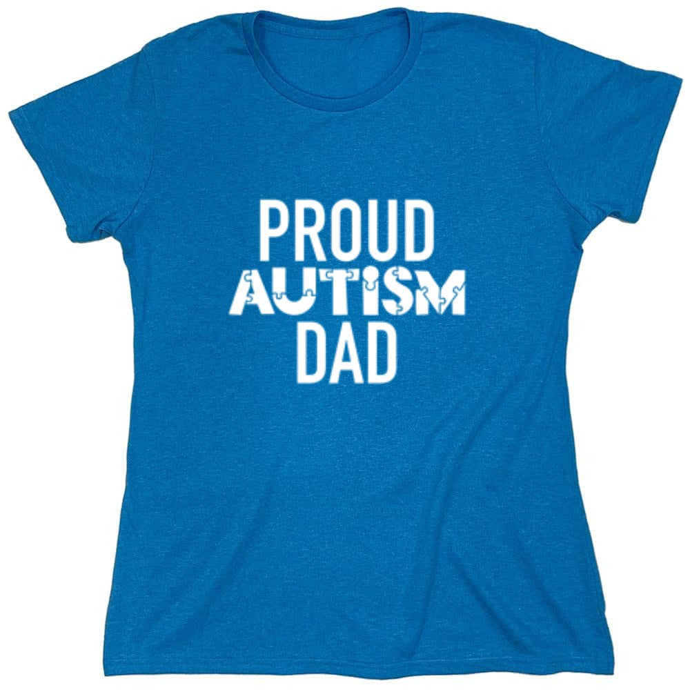 Funny T-Shirts design "Proud Autism Dad"