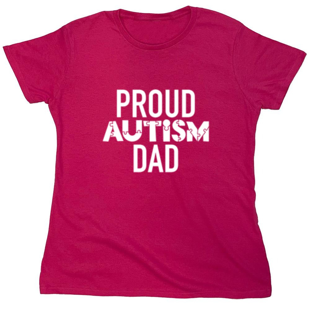 Funny T-Shirts design "Proud Autism Dad"