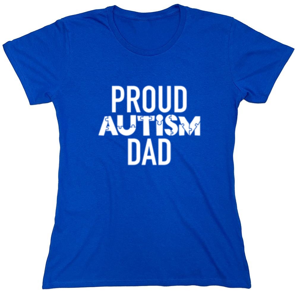 Funny T-Shirts design "Proud Autism Dad"