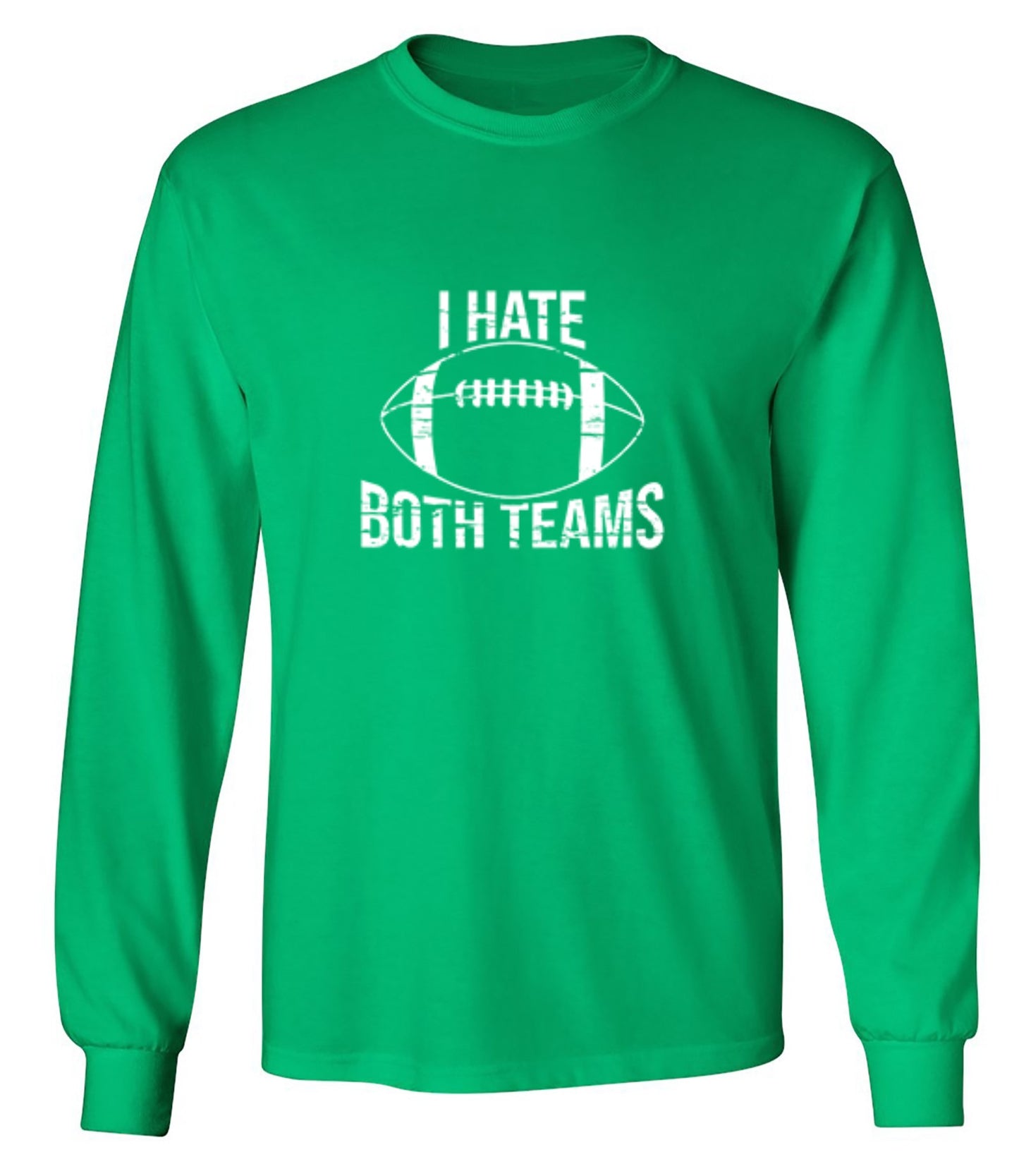 Funny T-Shirts design "I Hate Both Teams, Football"