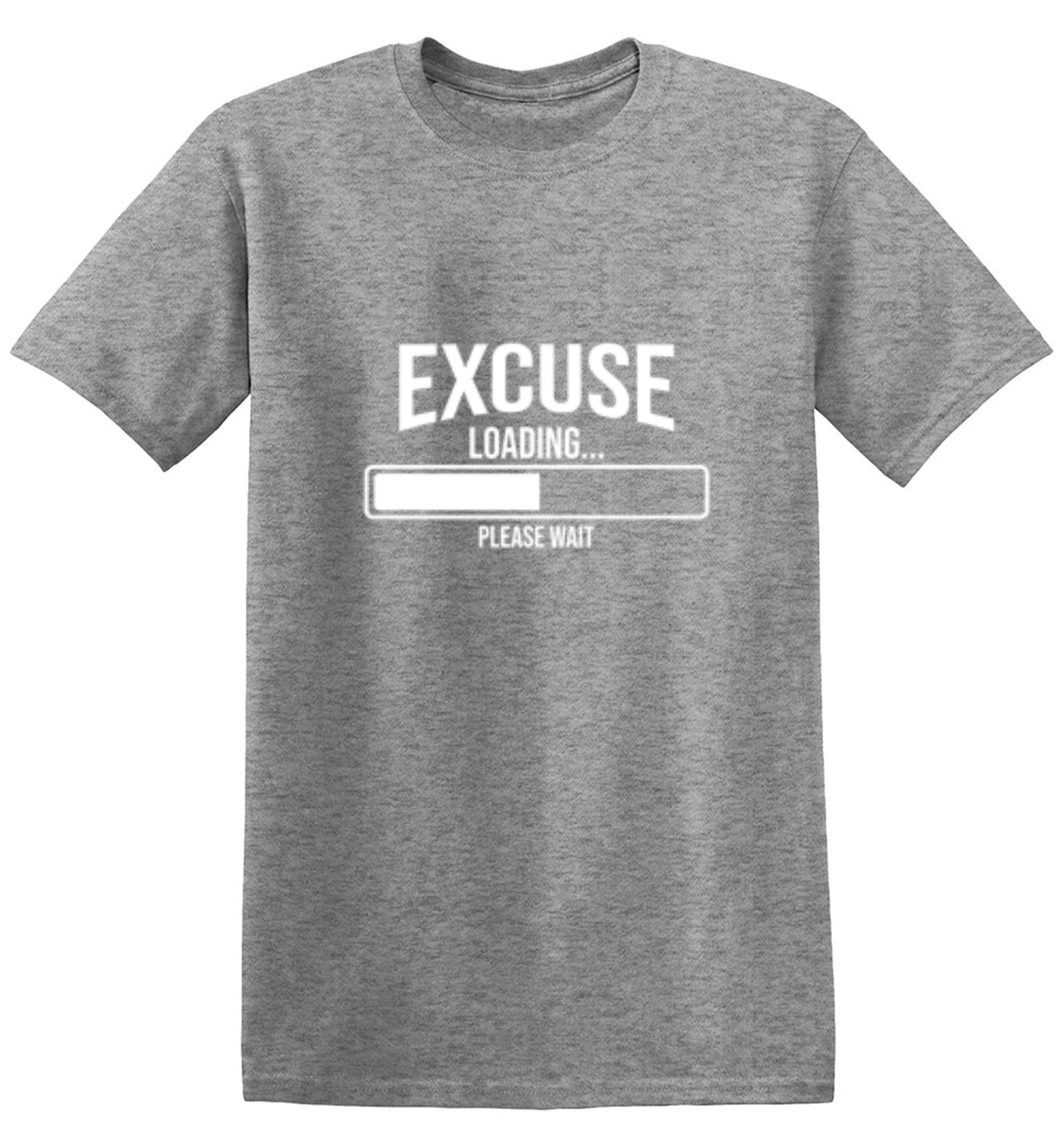 Funny T-Shirts design "Excuse Loading 38% Please Wait..."