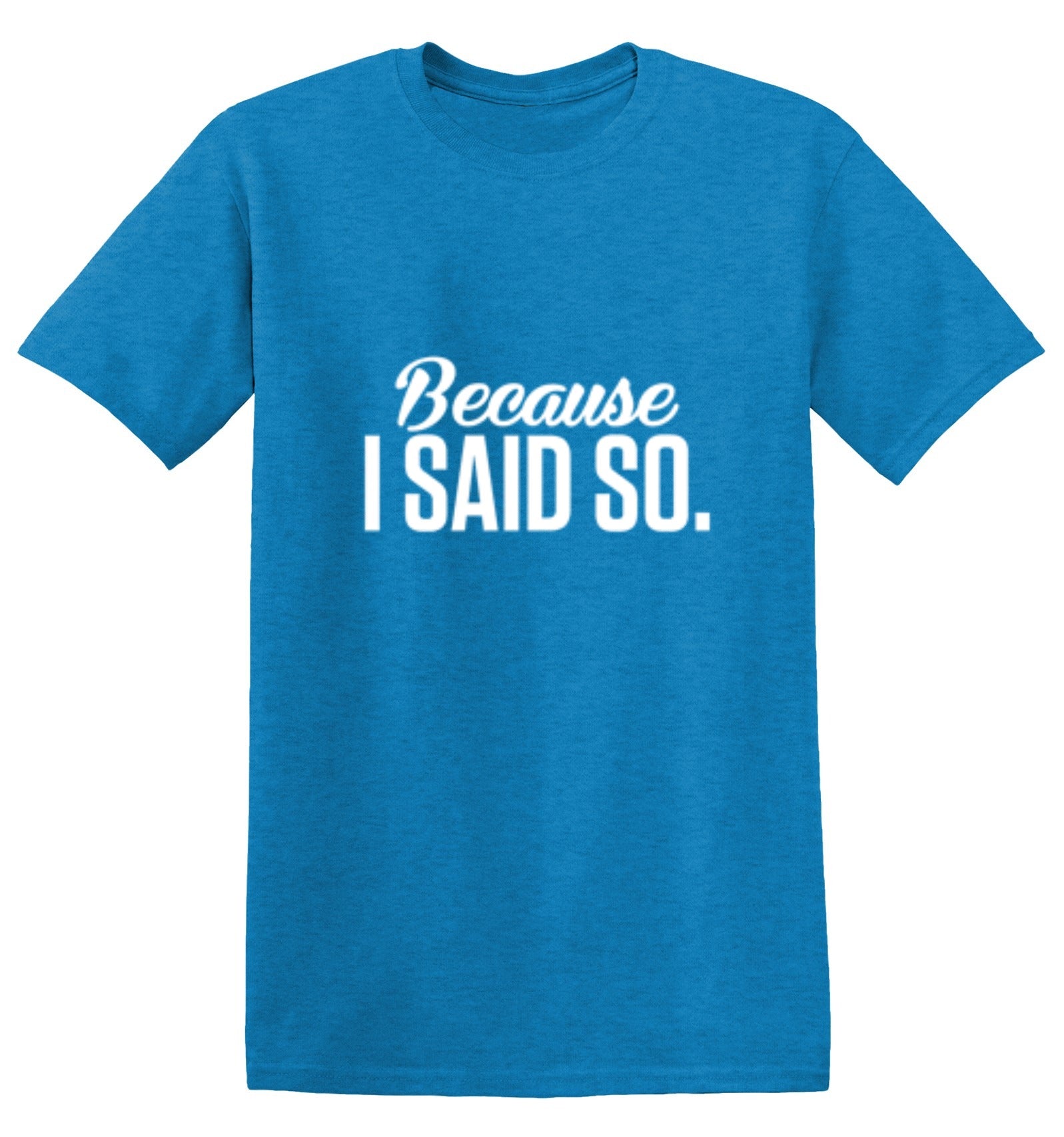 Funny T-Shirts design "Because I Said So"
