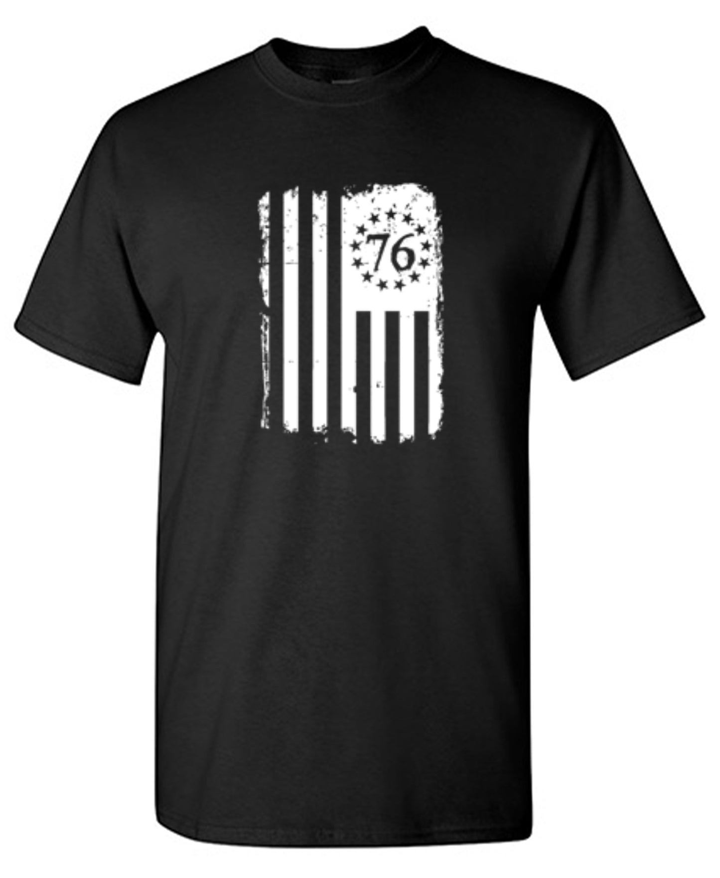 Funny T-Shirts design "Betsy 76 Flag - T-Shirt for Fourth of July"