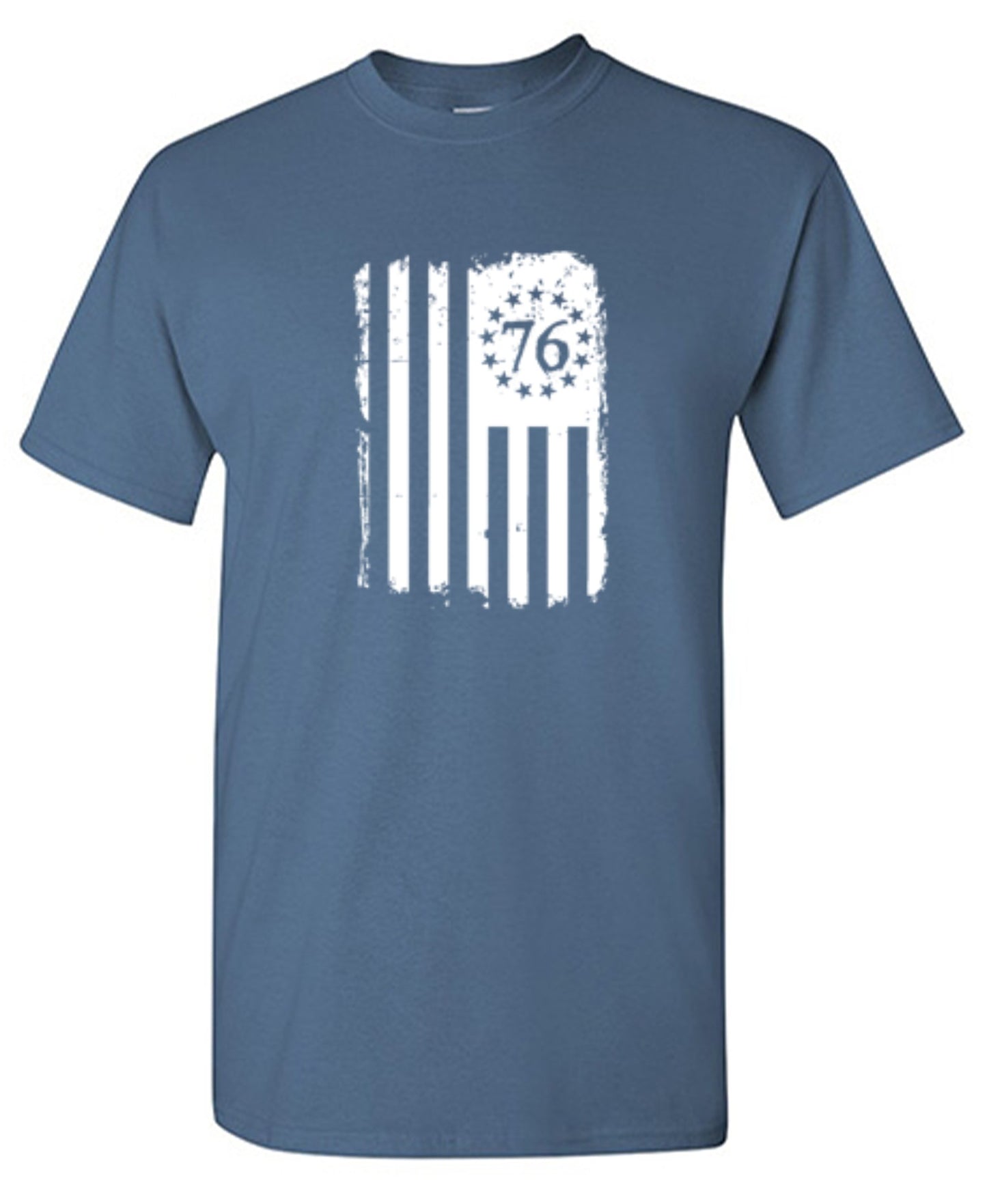Funny T-Shirts design "Betsy 76 Flag - T-Shirt for Fourth of July"