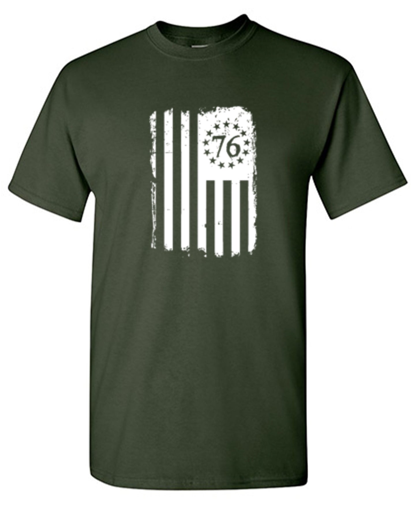 Funny T-Shirts design "Betsy 76 Flag - T-Shirt for Fourth of July"