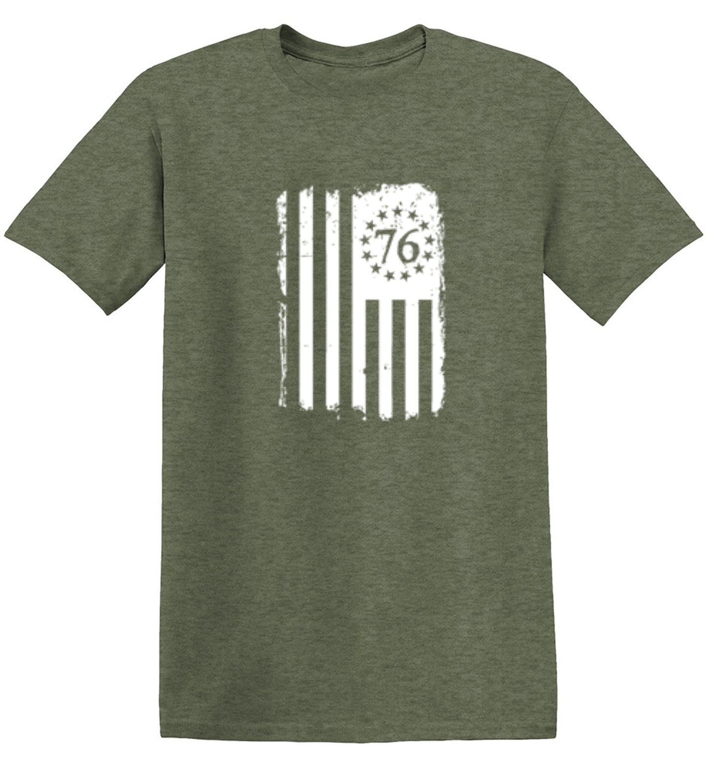 Funny T-Shirts design "Betsy 76 Flag - T-Shirt for Fourth of July"