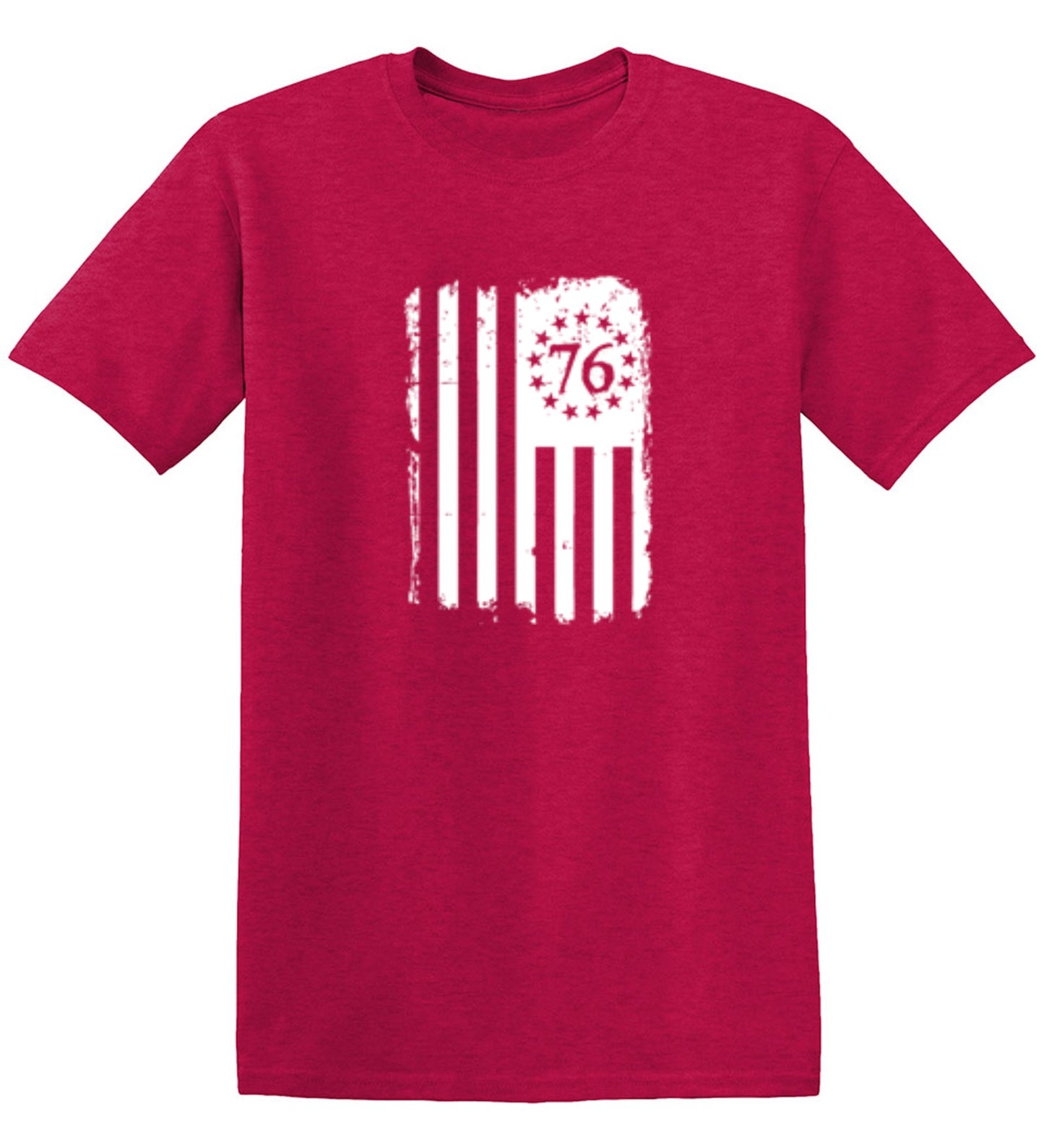 Funny T-Shirts design "Betsy 76 Flag - T-Shirt for Fourth of July"