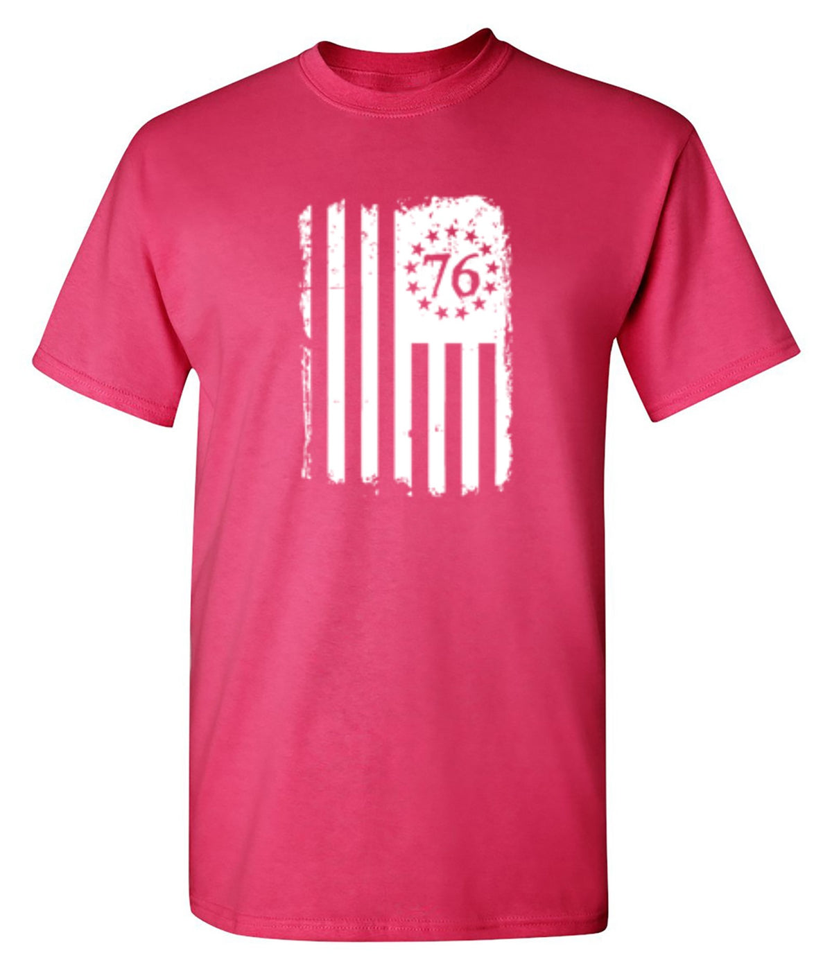 Funny T-Shirts design "Betsy 76 Flag - T-Shirt for Fourth of July"