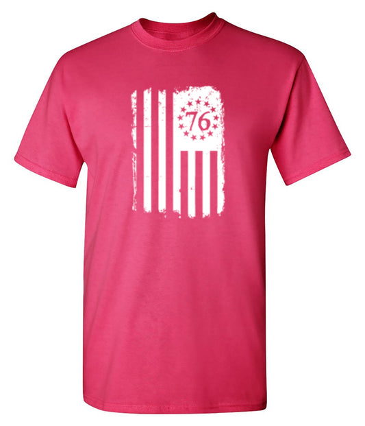 Funny T-Shirts design "Betsy 76 Flag - T-Shirt for Fourth of July"