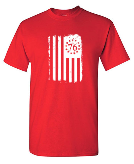 Funny T-Shirts design "Betsy 76 Flag - T-Shirt for Fourth of July"