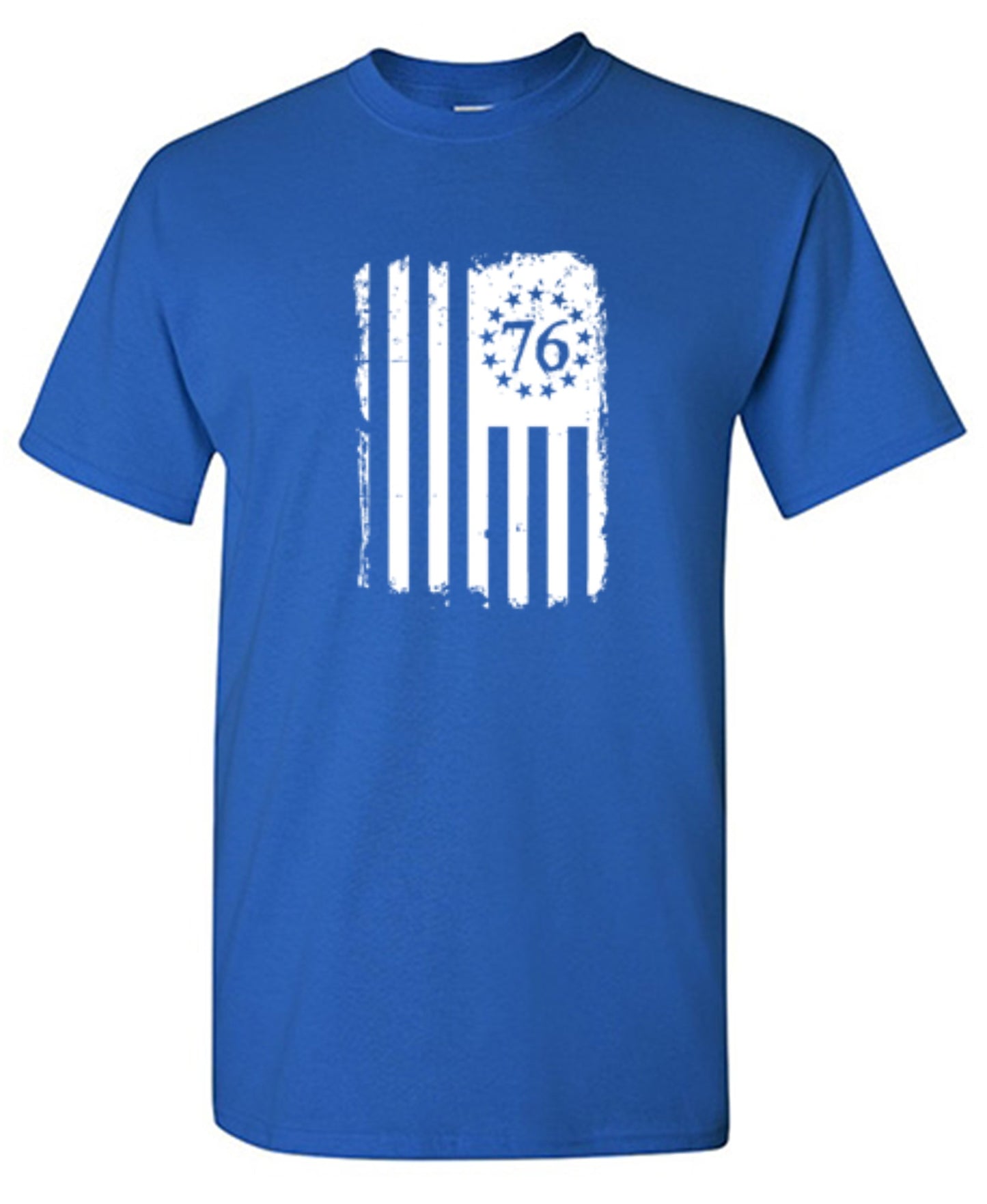 Funny T-Shirts design "Betsy 76 Flag - T-Shirt for Fourth of July"