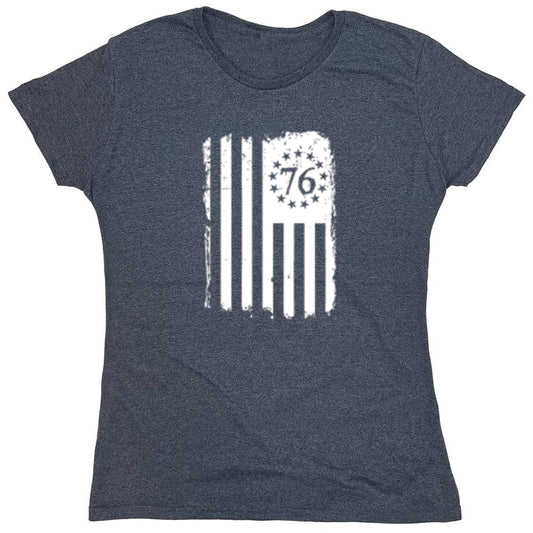 Funny T-Shirts design "Betsy 76 Flag - T-Shirt for Fourth of July - Womens"