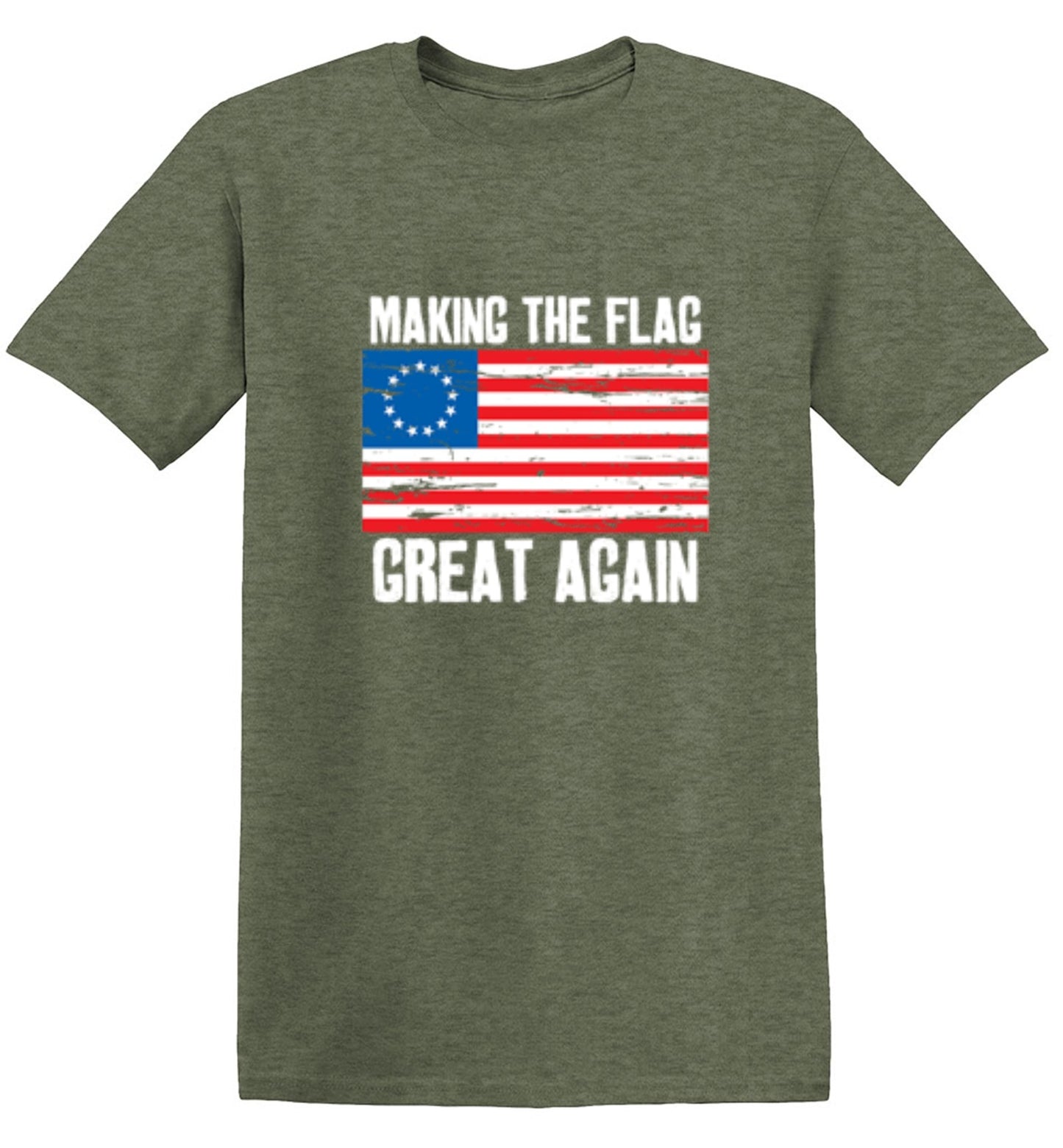 Funny T-Shirts design "Betsy Ross Making The Flag Great Again T-Shirt"