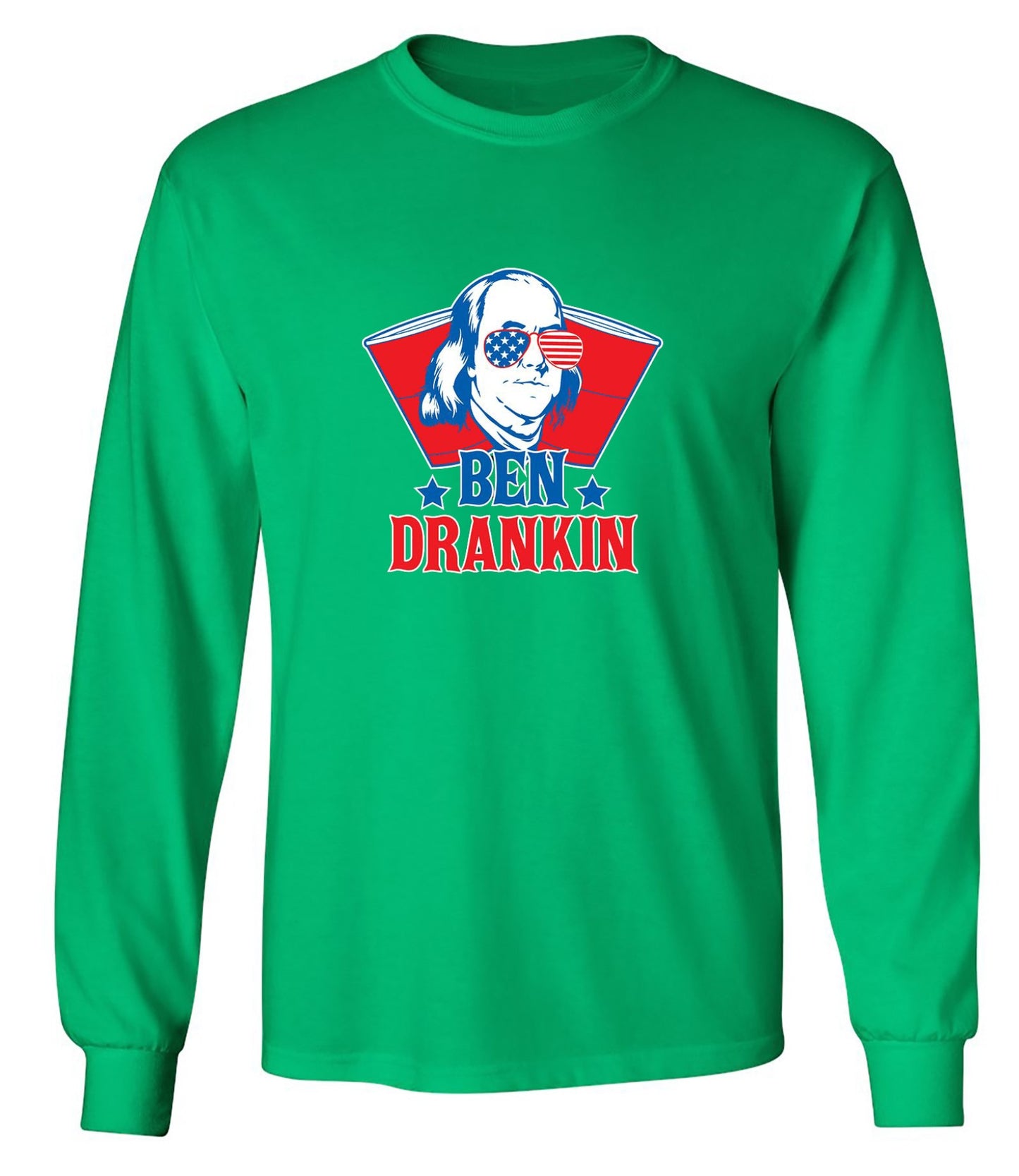 Funny T-Shirts design "Ben Drankin - Hilarious 4th of July T-Shirt"