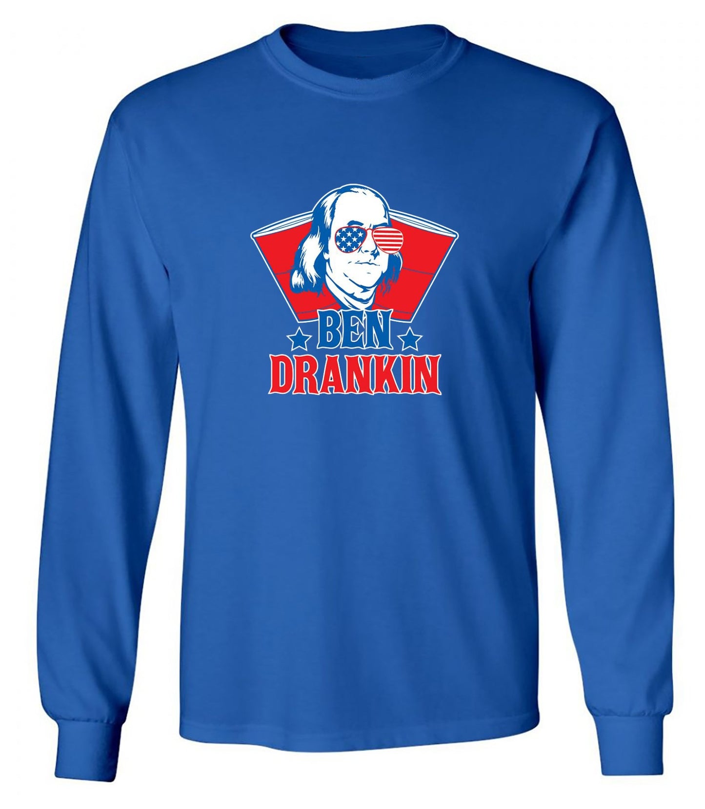 Funny T-Shirts design "Ben Drankin - Hilarious 4th of July T-Shirt"