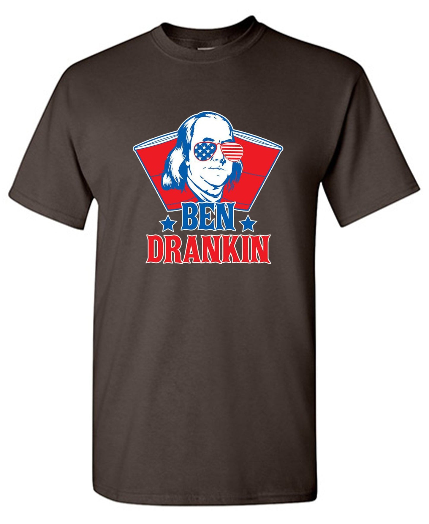 Funny T-Shirts design "Ben Drankin - Hilarious 4th of July T-Shirt"