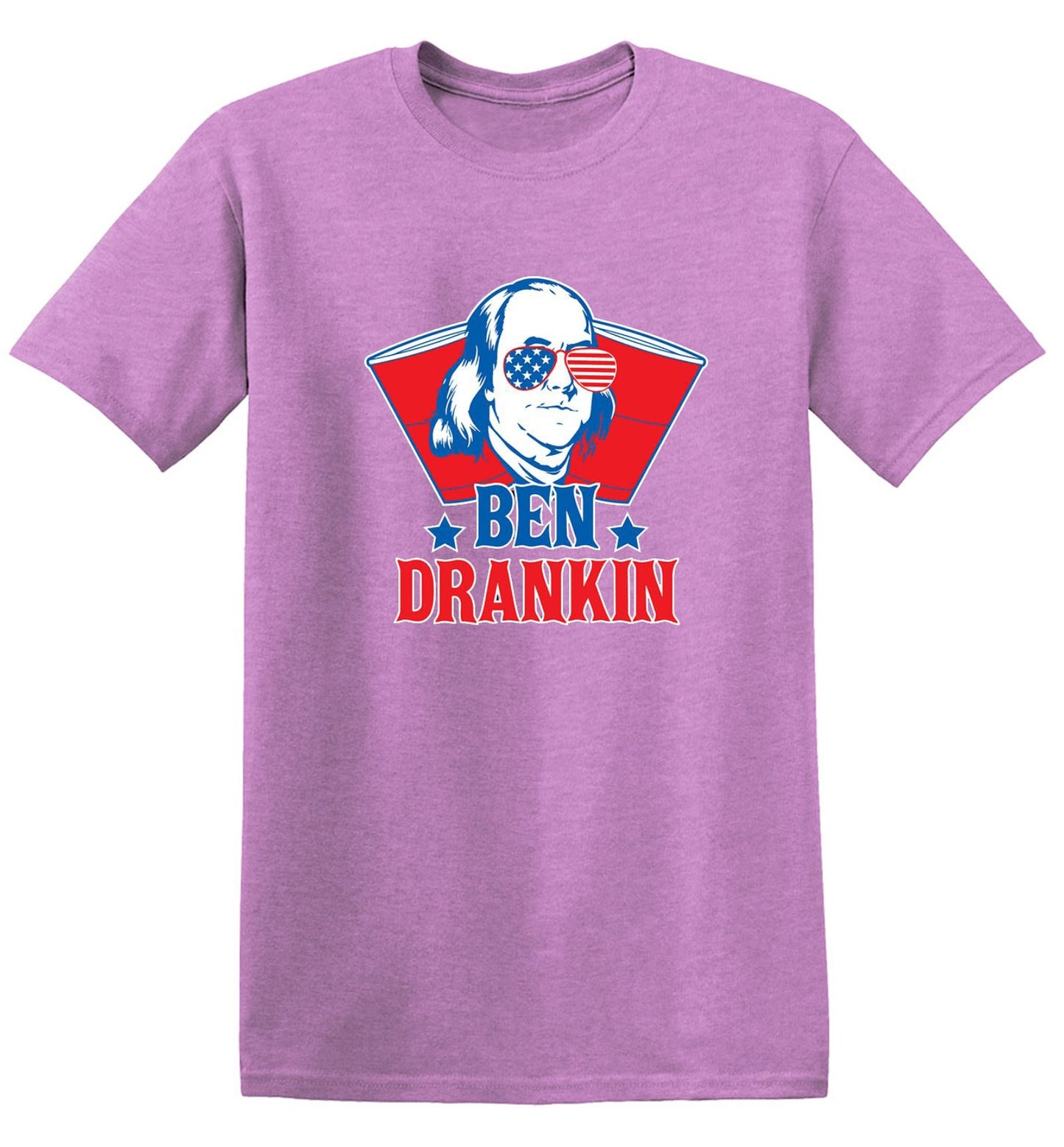 Funny T-Shirts design "Ben Drankin - Hilarious 4th of July T-Shirt"