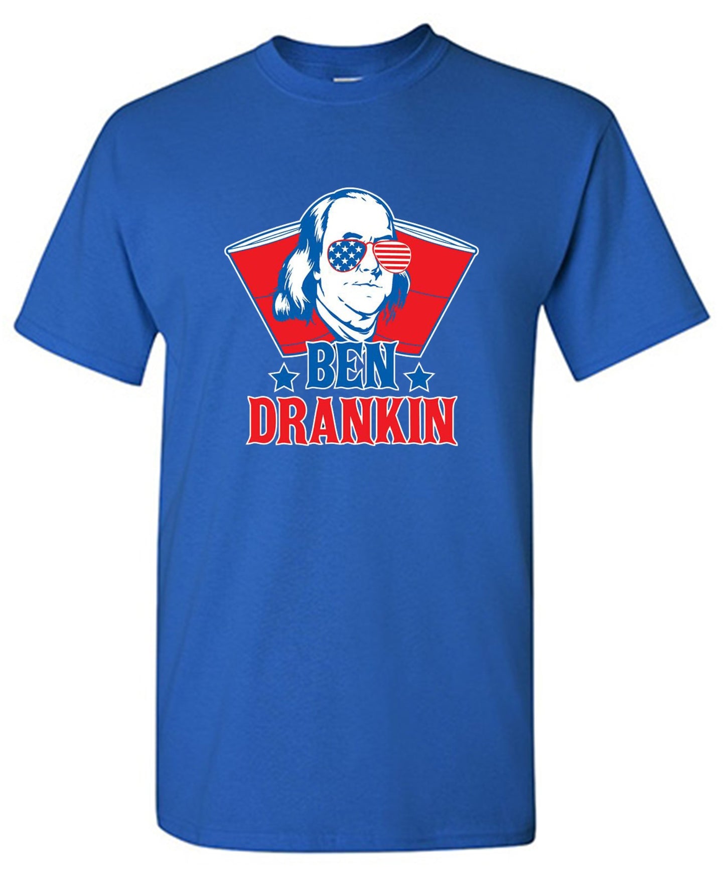 Funny T-Shirts design "Ben Drankin - Hilarious 4th of July T-Shirt"