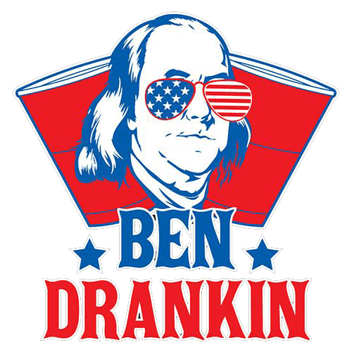 Funny T-Shirts design "Ben Drankin - Hilarious 4th of July T-Shirt"