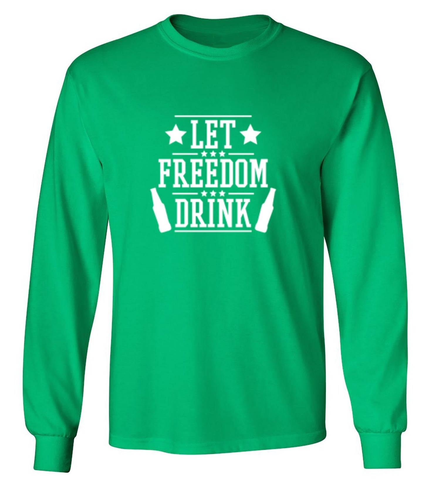 Funny T-Shirts design "Let Freedom Drink - Cool 4th of July T-Shirt"