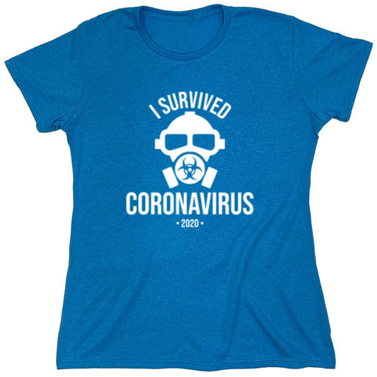 Funny T-Shirts design "I Survived The Coronavirus 2020 - Womens"