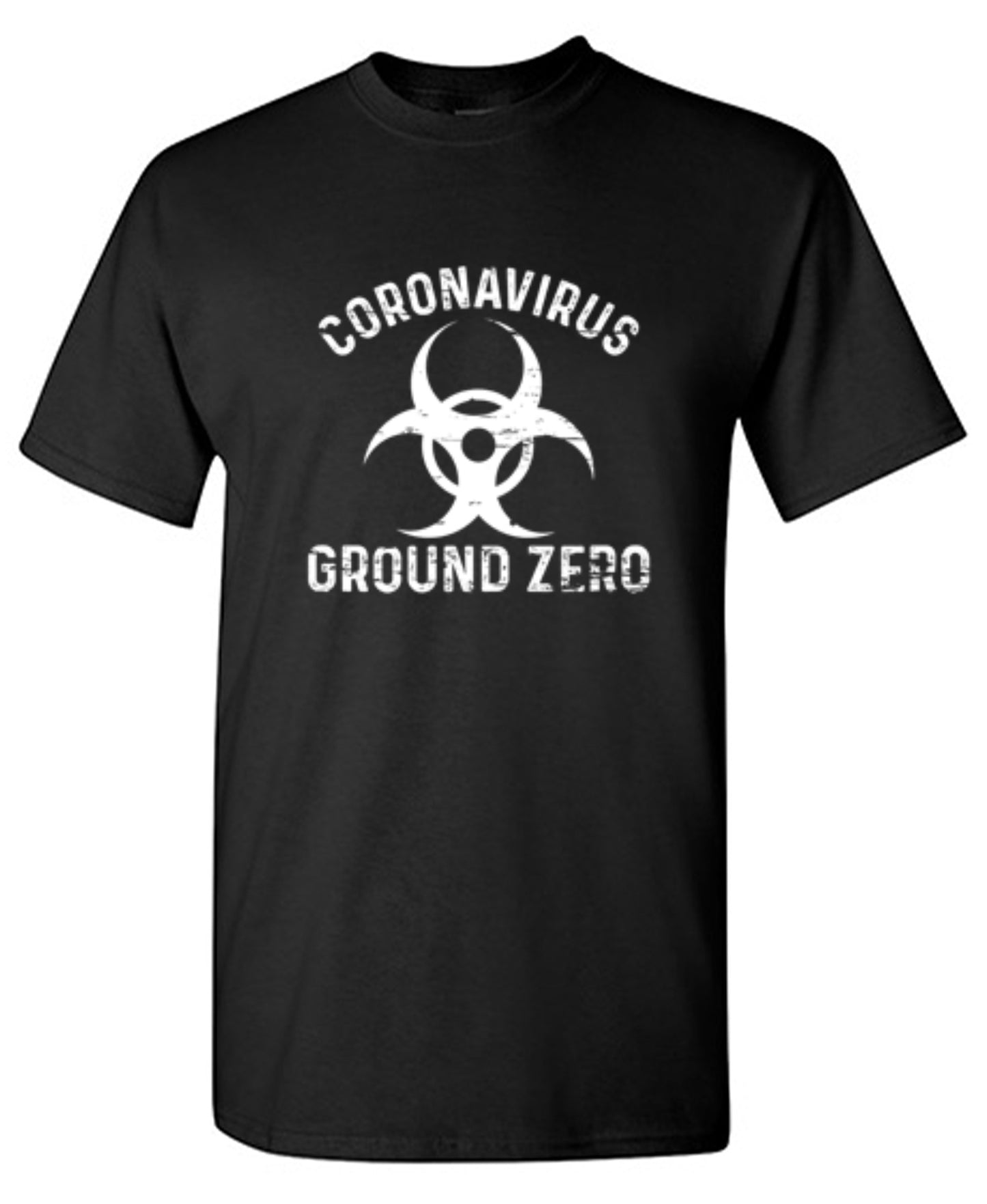 Funny T-Shirts design "Coronavirus Ground Zero"
