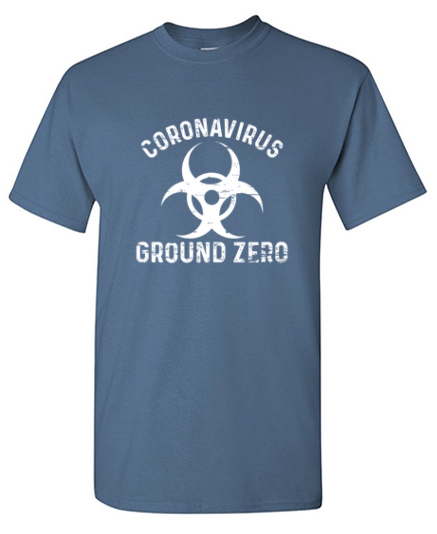 Funny T-Shirts design "Coronavirus Ground Zero"