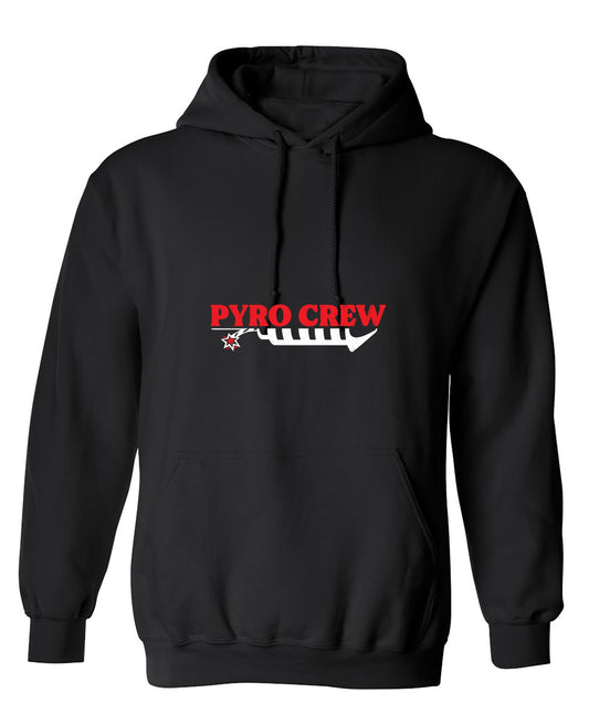 Funny T-Shirts design "Pyro Crew, Mens T-Shirt - Hoodie"