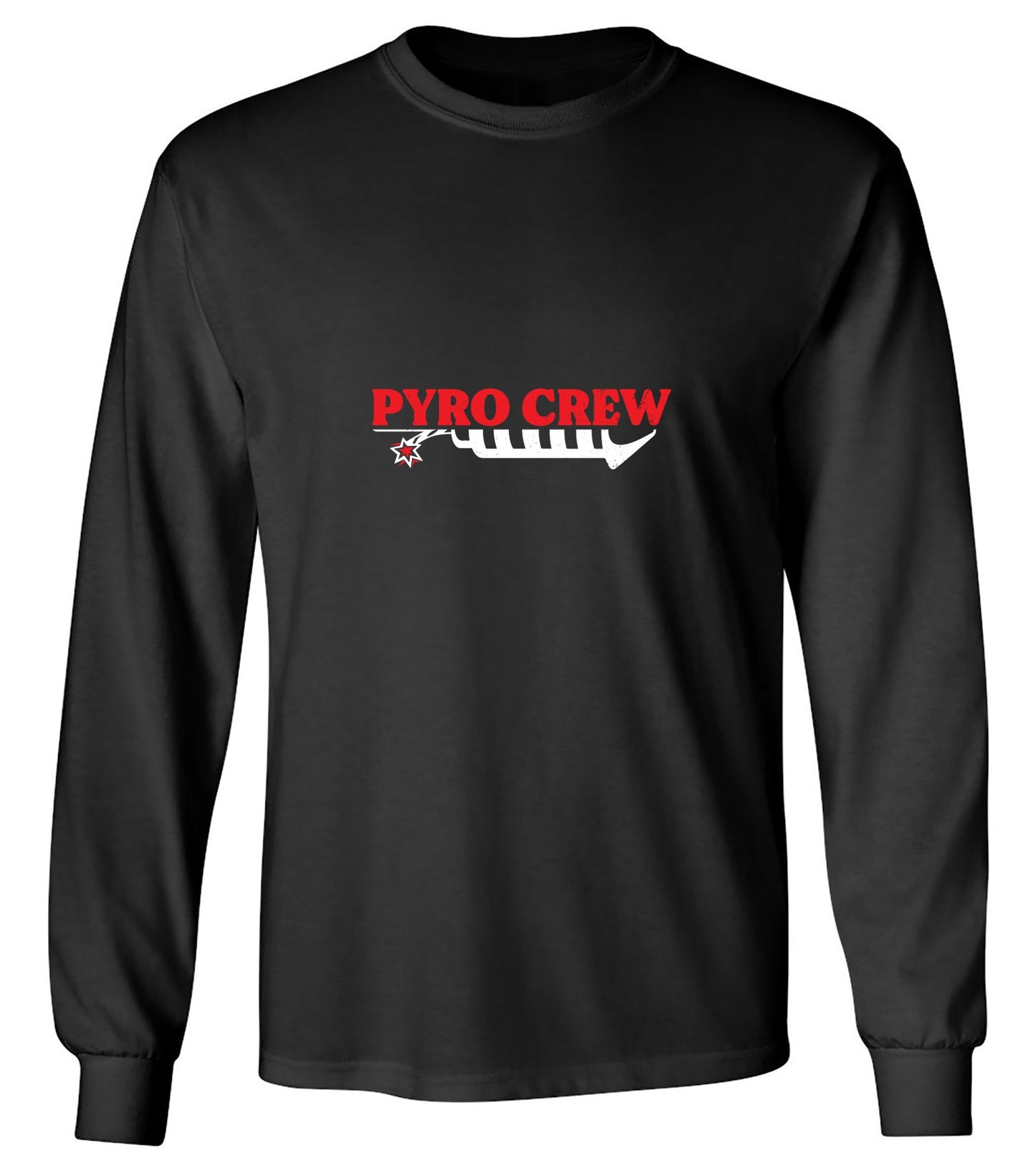 Funny T-Shirts design "Pyro Crew, Mens T-Shirt"