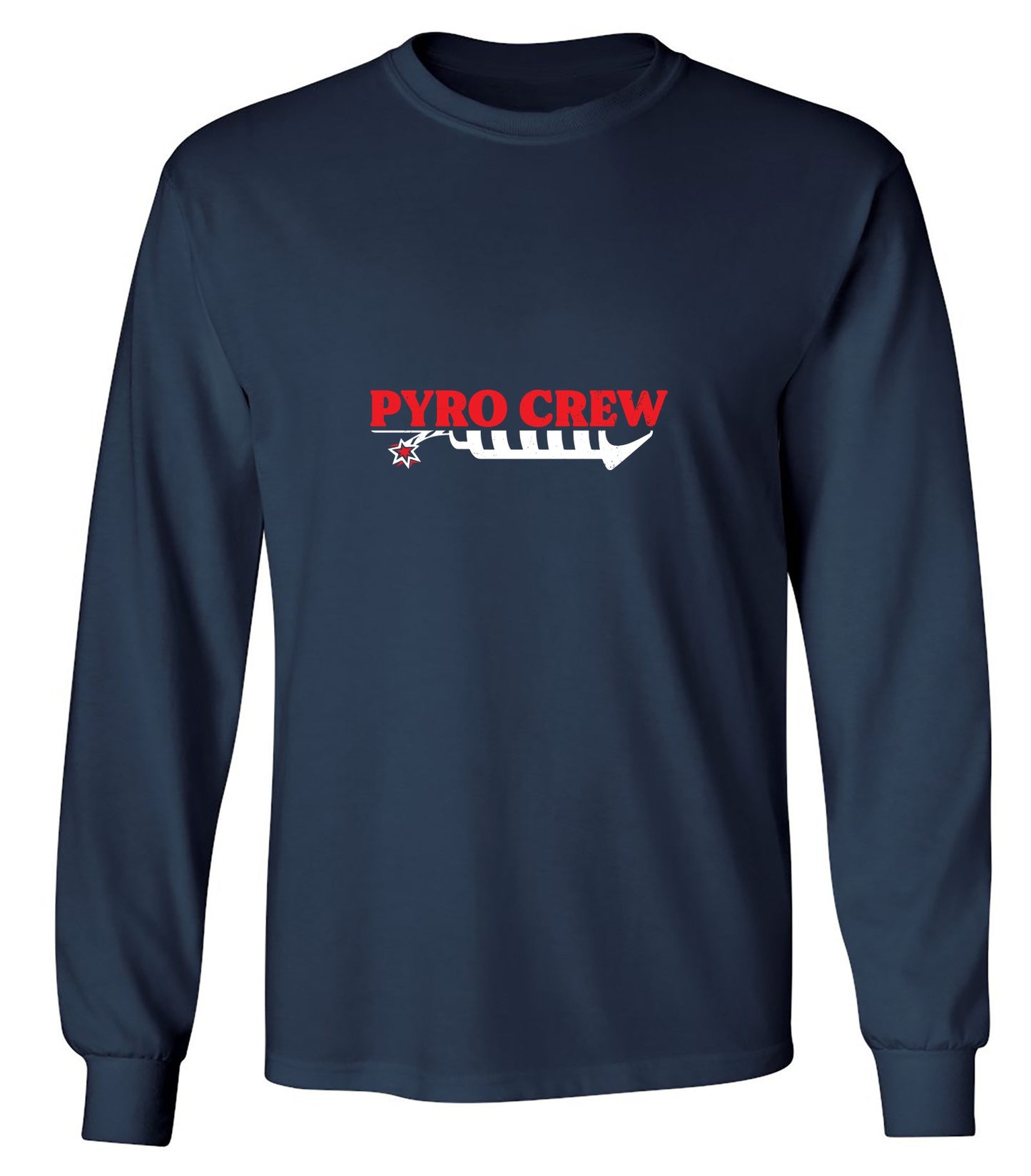 Funny T-Shirts design "Pyro Crew, Mens T-Shirt"