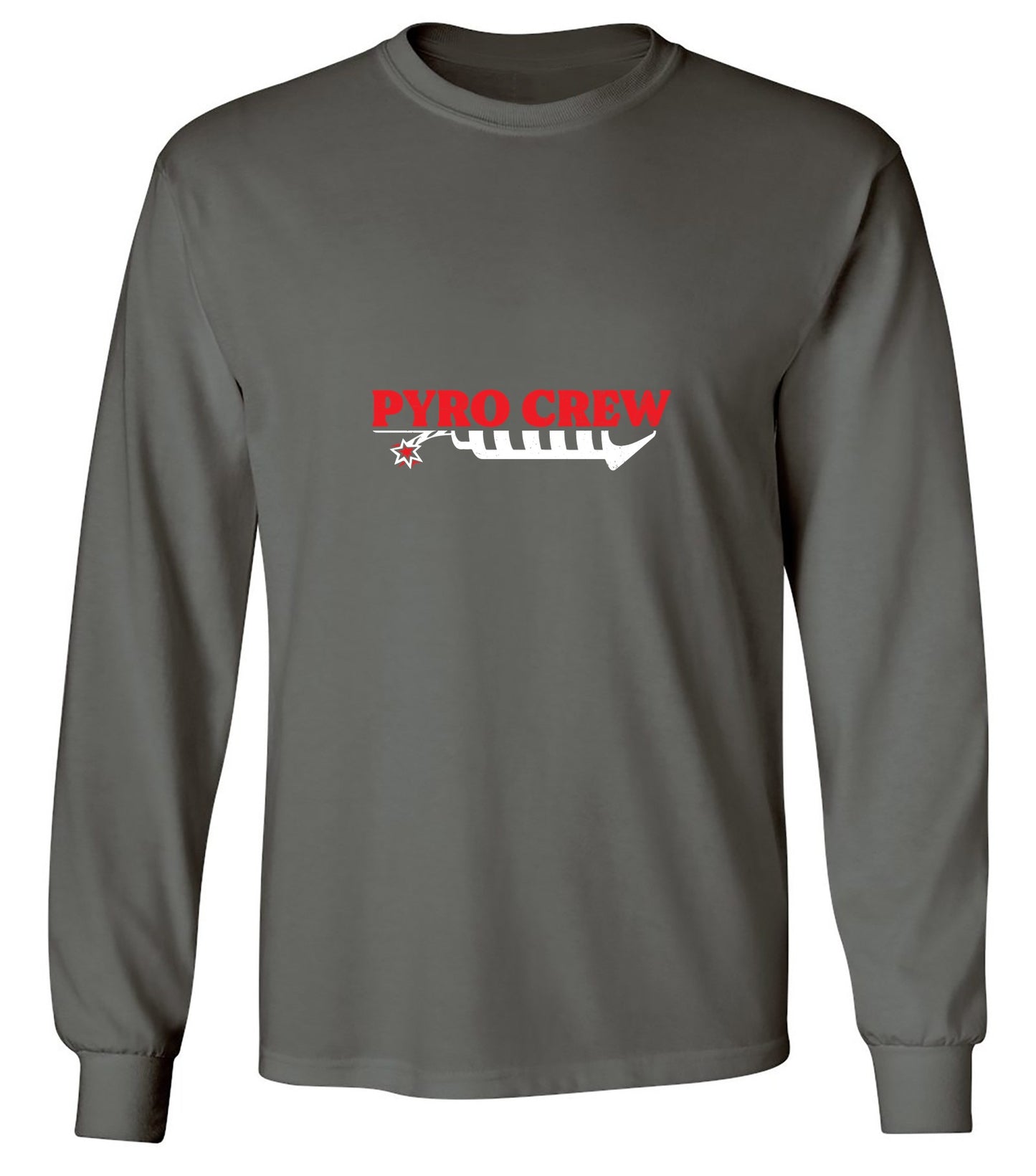 Funny T-Shirts design "Pyro Crew, Mens T-Shirt"