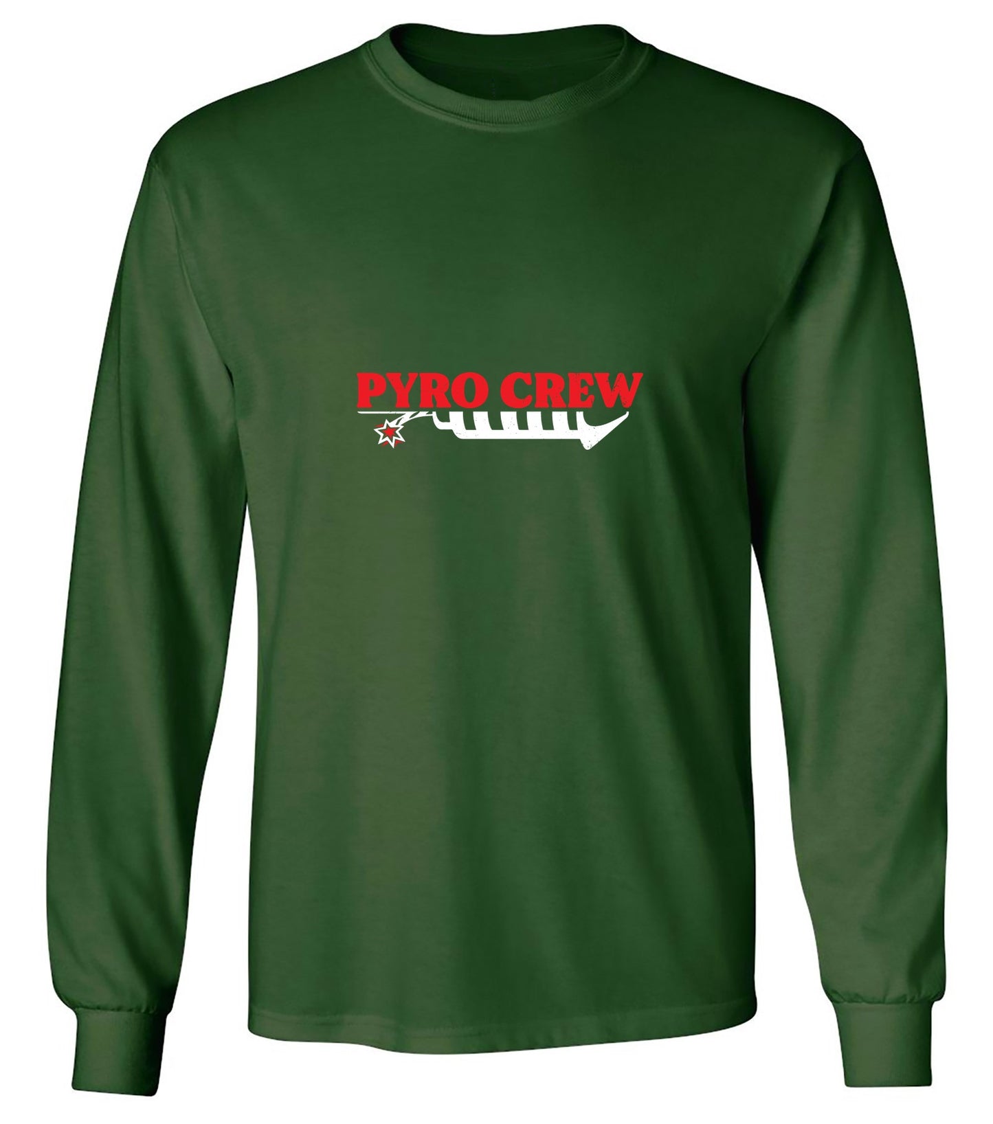Funny T-Shirts design "Pyro Crew, Mens T-Shirt"
