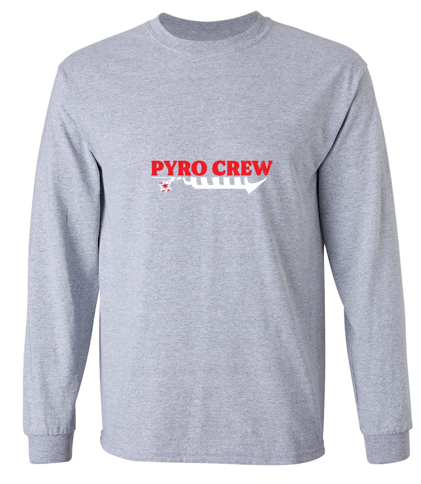 Funny T-Shirts design "Pyro Crew, Mens T-Shirt"
