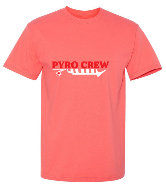 Funny T-Shirts design "Pyro Crew, Mens T-Shirt"