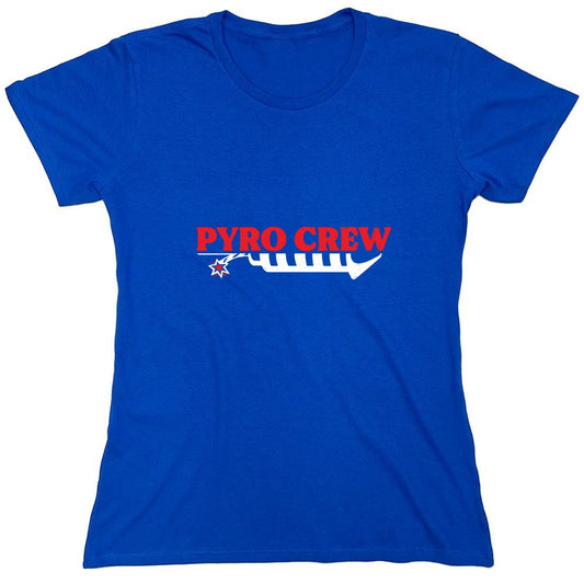 Funny T-Shirts design "Pyro Crew, Mens T-Shirt - Womens"