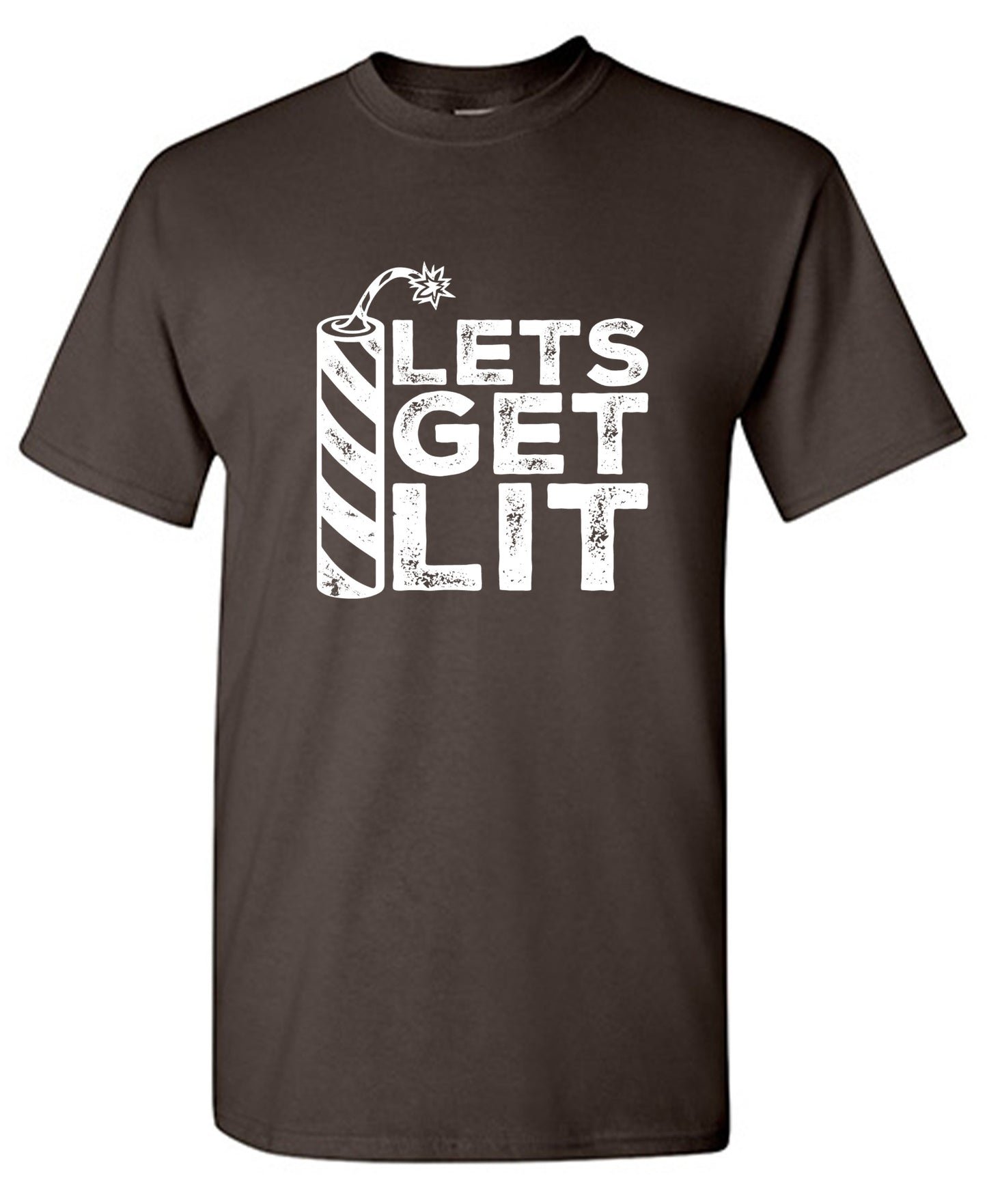 Funny T-Shirts design "Lets Get Lit- 4th of July T-Shirt"